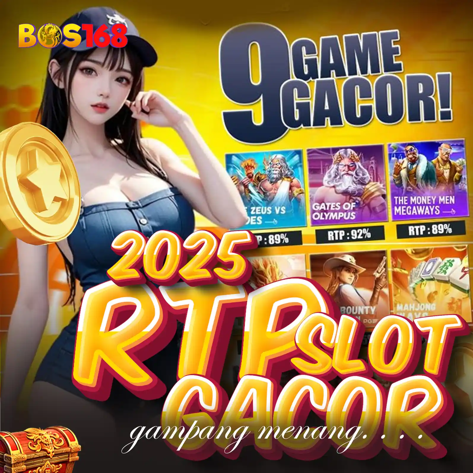 BOS168 | Link RTP Slot Gacor 2025 Auto Maxwin Manjur 100% Resmi